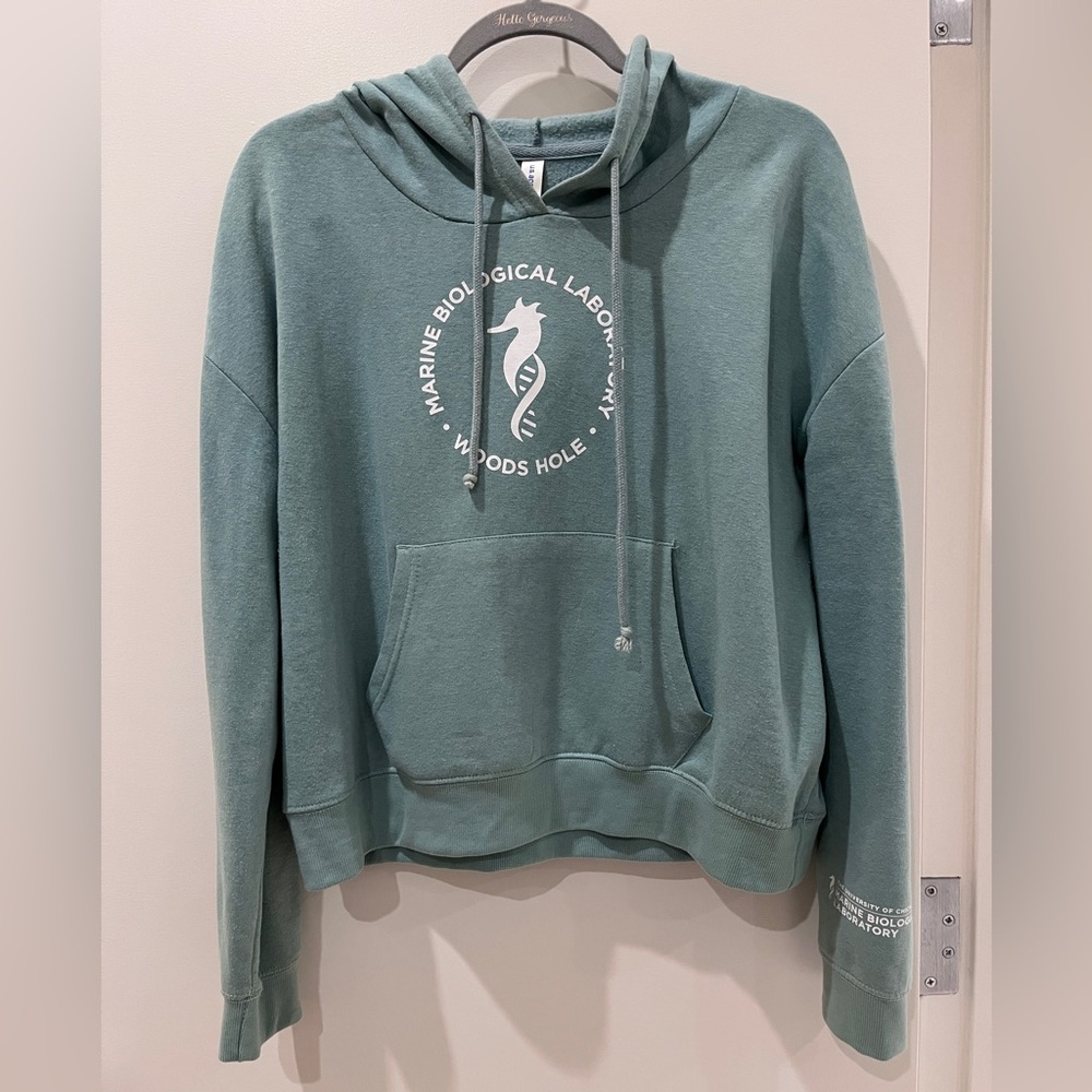 Cropped Woods Hole Marine Biological Laboratory hoodie
